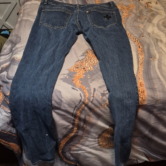 Michael Kors Dark Blue Straight Leg Jeans - Picture 4 of 4